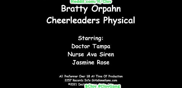  $CLOV Bratty Orphan Jasmine Rose Gets Mandatory Sports Physical For Cheerleading By Doctor Tampa & Nurse Ava Rose Who Have Alternative Plans For Jasmine @GirlsGoneGyno.com